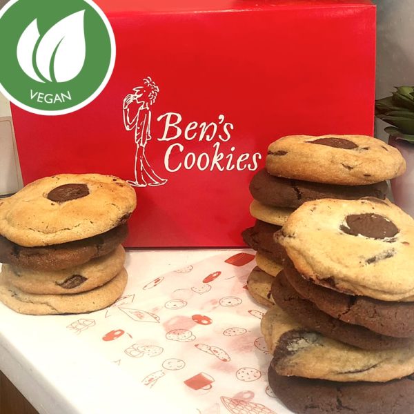 Happiness is finding out there’s a vegan option at Ben’s Cookies. Don’t say we never treat you!